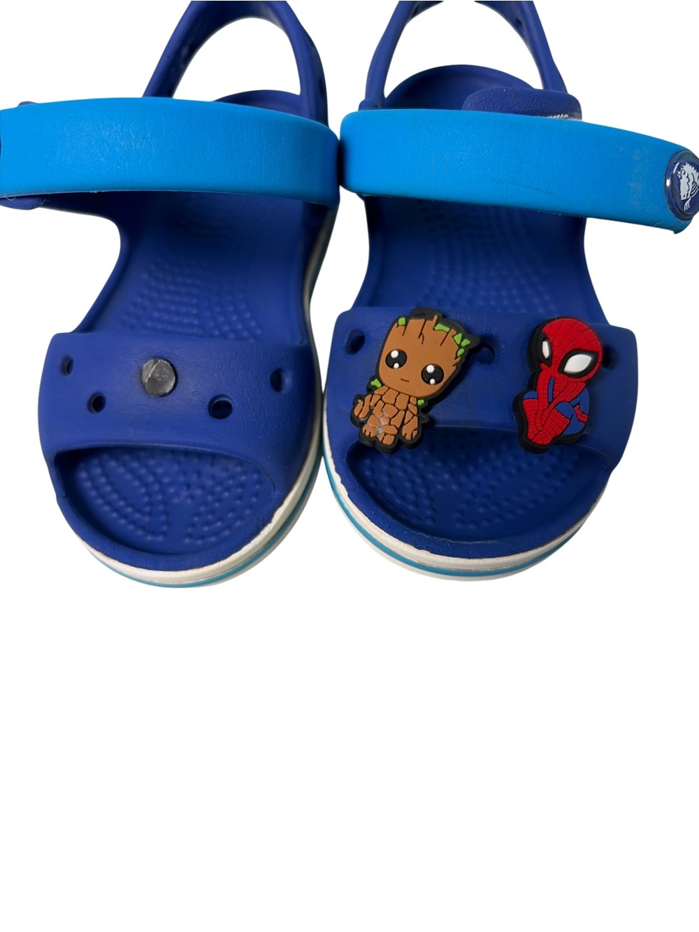 Crocs Crocband Sandals Kids Toddler Cerulean Blue Ocean Size C6 Waterproof - Picture 6 of 9